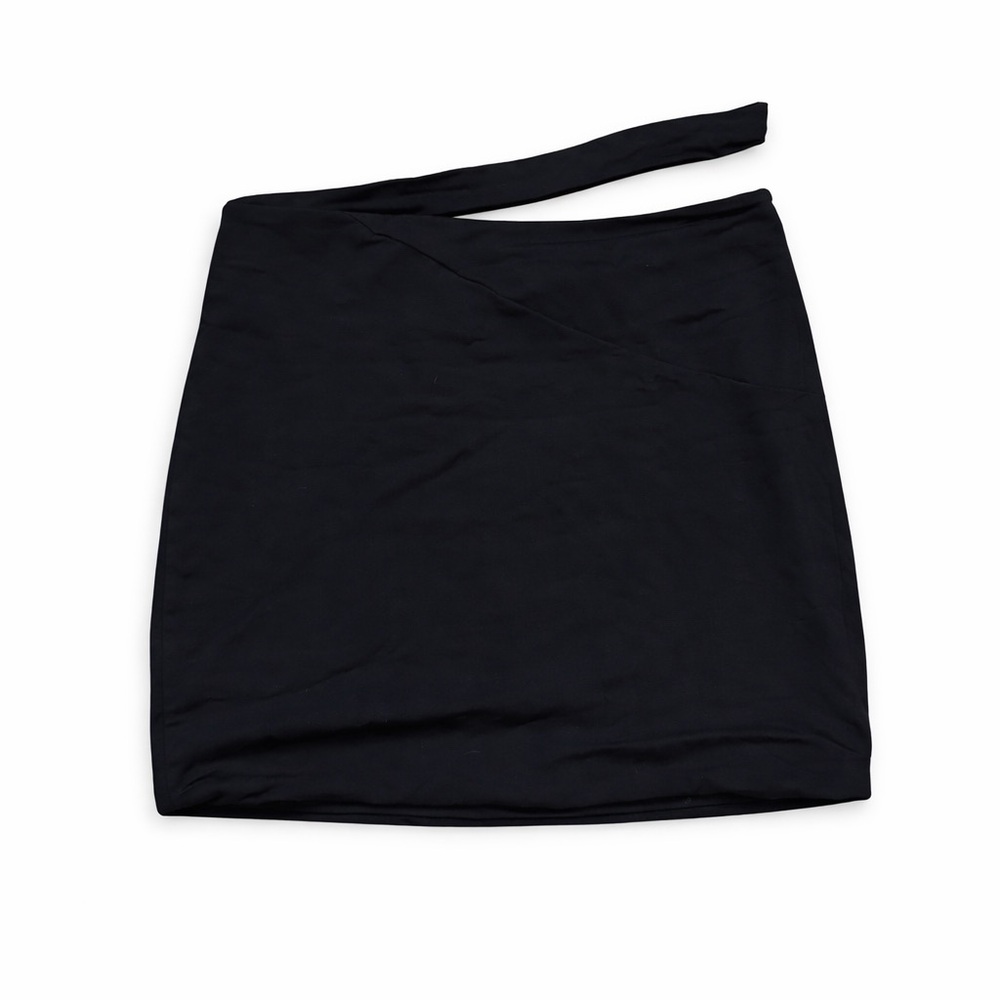 Forever 21 Black Mini Wrap Skirt Size Large